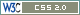w3c valid CSS